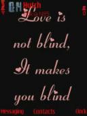 Love is not blind