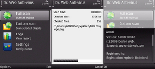 Dr.web antivirus s60v5