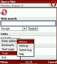 Opera mini 2.0