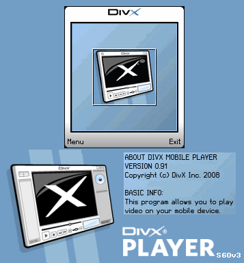 Divxplayer v0.91 for s60v3