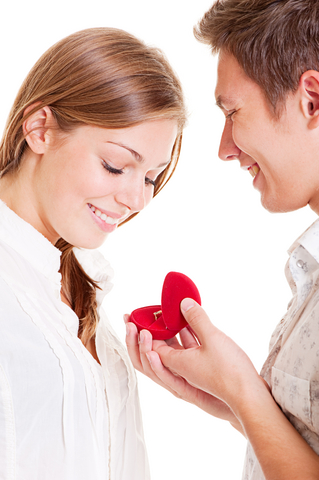 Propose girl by ring
