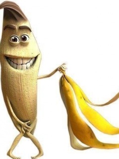 Banana naked