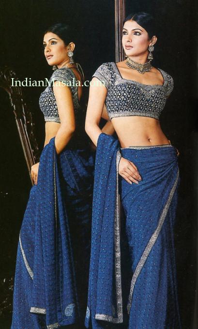 Priyanka in blue